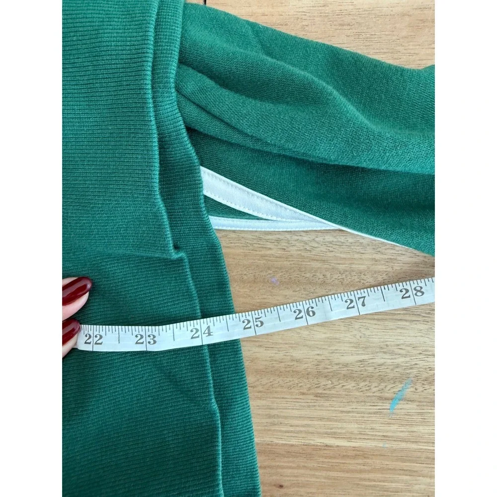 Adidas USF Bulls Hoodie Mens Small Green 3-Stripe NCAA Sweatshirt Pullover